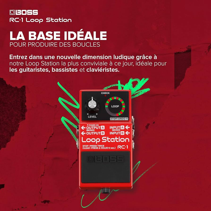 Pédale Loop Station RC-1 BOSS | Le standard du looper simple
